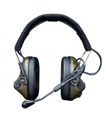 Активные защитные наушники Earmor M33 (FG) Olive с Bluetooth и гарнитурой
