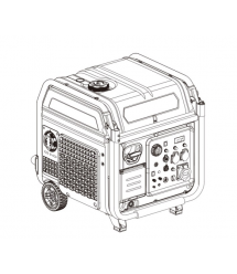 Генератор інверторний БЕНЗИНОВИЙ Matari M9000I (8 kW), однофазний, 220V, 50Hz, об&aposєм бака 23л, електростартер