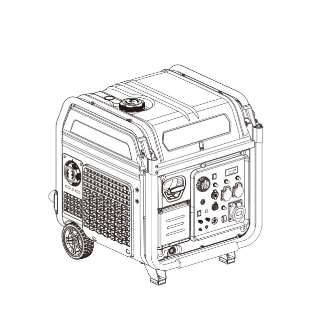 Генератор інверторний БЕНЗИНОВИЙ Matari M9000I (8 kW), однофазний, 220V, 50Hz, об&aposєм бака 23л, електростартер