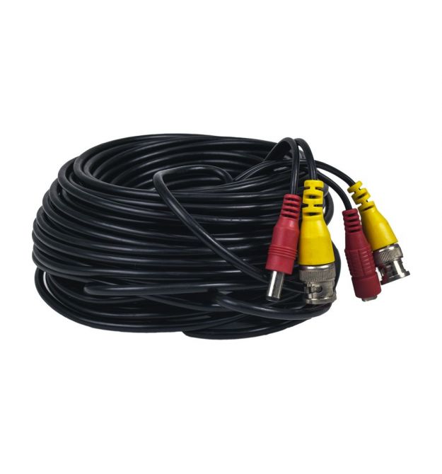 Кабель BNC-рower cable A 20 м (BNC+DC/BNC+DC) для передачи видеосигнала и питания