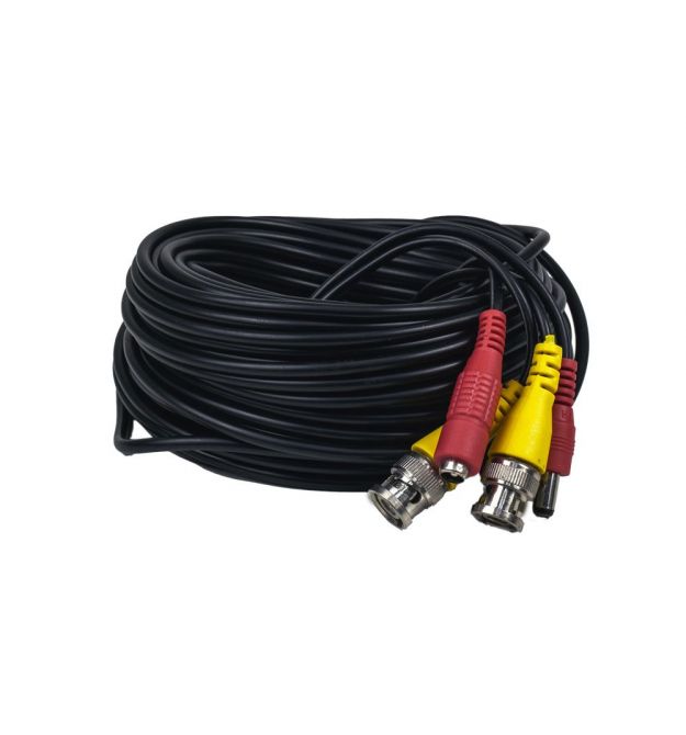 Кабель BNC-рower cable C 18 м (BNC+DC/BNC+DC) для передачи видеосигнала и питания