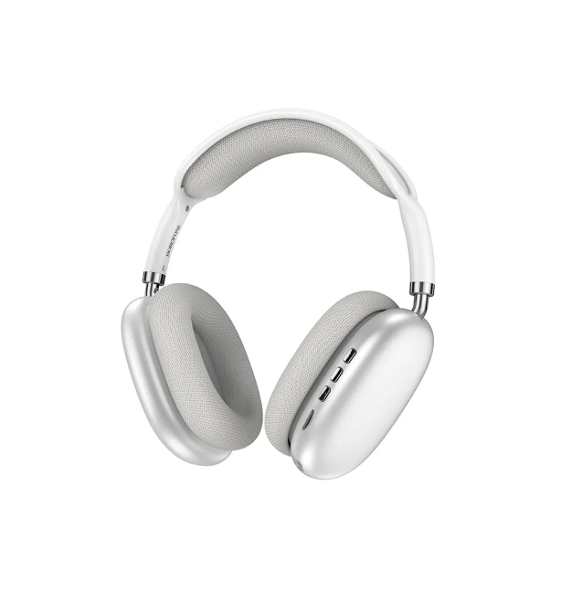 Навушники Bluetooth Borofone BO22, Silver, Box