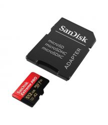 Карта памяти miсroSDXC 512GB SanDisk Extreme PRO с SD-адаптером class 10 UHS-I U3 V30