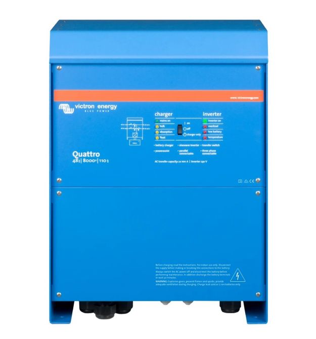 Инвертор VictronEnergy Quattro 48/8000/110-100/100 однофазный