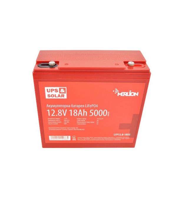 Аккумуляторная батарея Merlion LiFePO4 12.8V 18AH