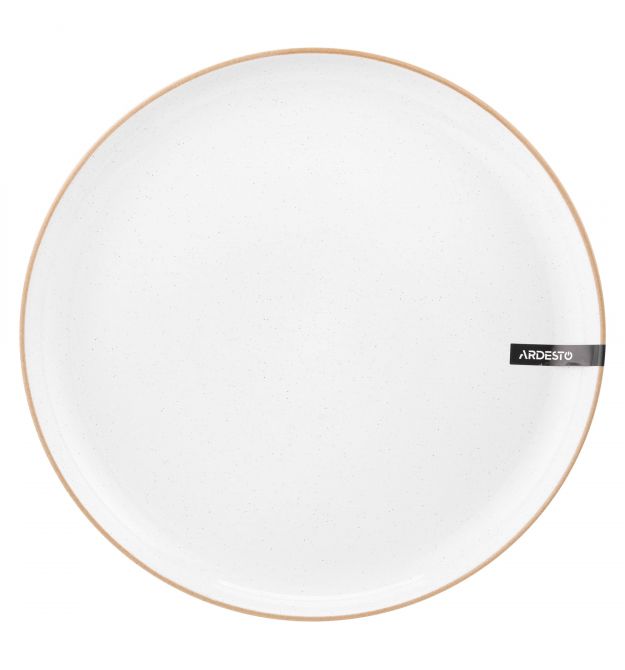 Тарелка десертная Ardesto Apulia, 20.3см, керамика, белый