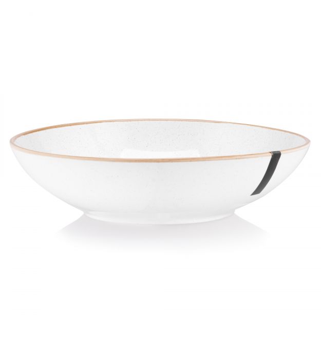 Тарілка супова Ardesto Apulia, 820мл, 20.8см, кераміка, білий