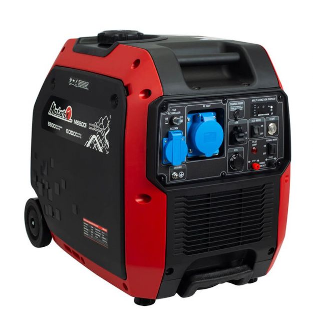 Инверторный бензиновый генератор MATARI M6500I максимальная мощность 6.5 кВт