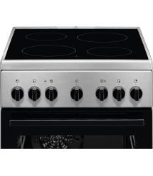 Плита Electrolux електрична склокерамічна, 58л, 50x60см, конвекція, пара, нерж