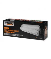 Извещатель светозвуковой Trinix EVAC-01 80dB 220V-12-24V с аккумулятором LiFePo4 3.2V-1500mAh