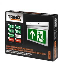 Покажчик світлозвуковий Trinix EVAC-02 80dB 220V-12-24V з акумулятором LiFePo4 3.2V-1500mAh