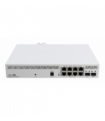 Коммутатор 8 портов управляемый MikroTik CSS610-8P-2S+IN PoE