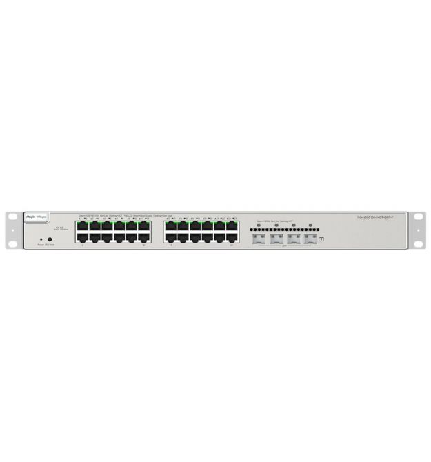 Коммутатор 24 порта управляемый Ruijie Reyee RG-NBS5200-24GT4XS-P L3 POE