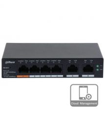 Коммутатор 4 порта управляемый Dahua DH-CS4006-4GT-60 PoE