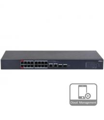 Коммутатор 16 портов управляемый Dahua DH-CS4218-16ET-190 PoE