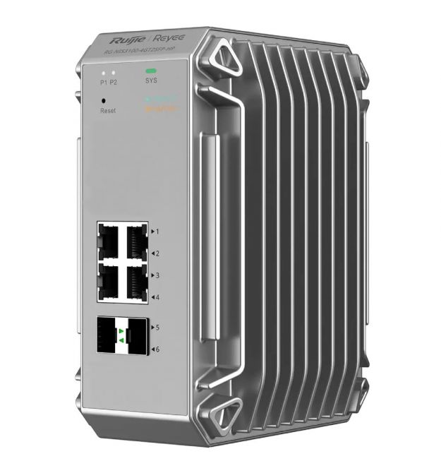 Коммутатор 4 порта управляемый Ruijie RG-NIS3100-4GT2SFP-HP IP40