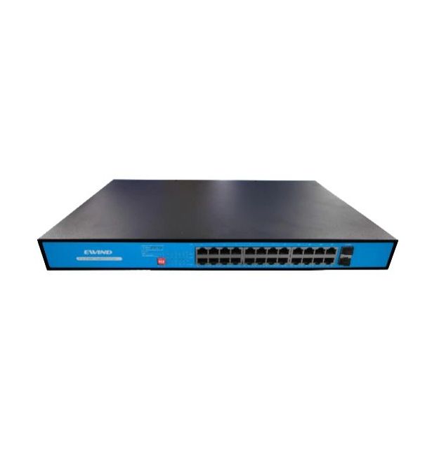Коммутатор 26 портов неуправляемый Ewind EW-S1926CGU-AP-AT PoE