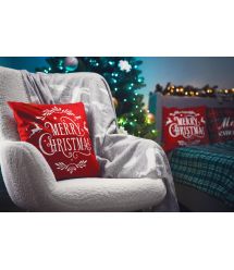 Плед Ardesto Christmas Fleece 130x160см, 100% полиэстер, олени