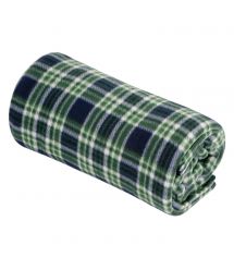 Плед Ardesto Christmas Fleece 130x160см, 100% полиэстер, клетка, зеленый