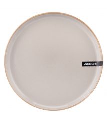 Тарілка обідня Ardesto Apulia, 26.6см, кераміка, сірий
