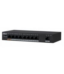 Коммутатор 8 портов неуправляемый Dahua DH-PFS3009-8ET1GT-96 POE