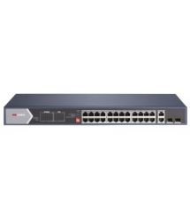 Коммутатор 24 порта неуправляемый Hikvision DS-3E0528HP-E Hi-PoE