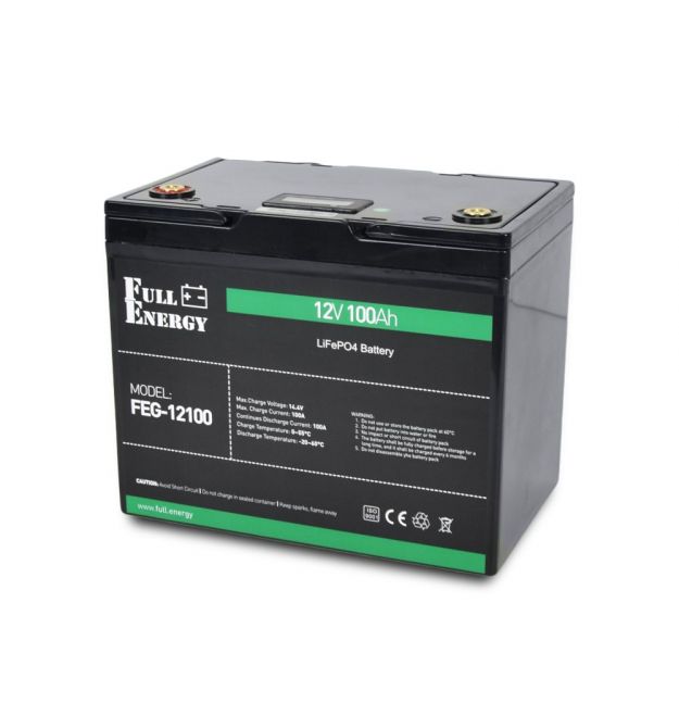 Аккумулятор LiFePO4 (литий железо фосфатный) 12В 100А·ч Full Energy FEG-12100