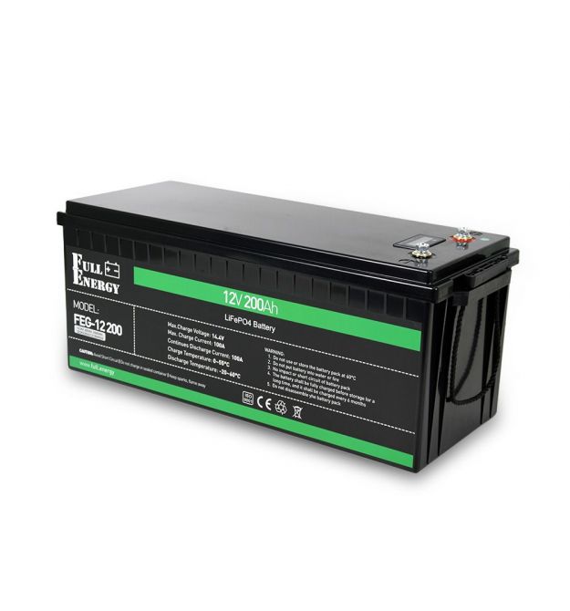 Аккумулятор LiFePO4 (литий железо фосфатный) 12В 200А·ч Full Energy FEG-12200