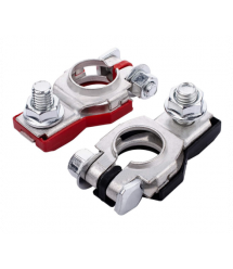 Клема для свинцево-кислотного акумулятора D6, луджена мідь, 2 штуки в упаковці, ціна за упаковку