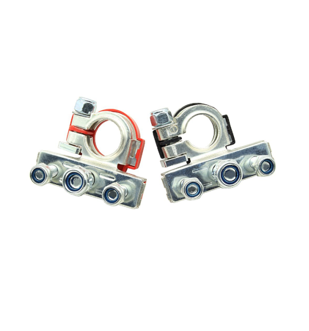 Клема для свинцево-кислотного акумулятора D8, луджена мідь, 2 штуки в упаковці, ціна за упаковку