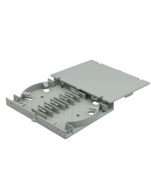 Сплайс-кассета для 12 соединений, с крышкой, серая, LW