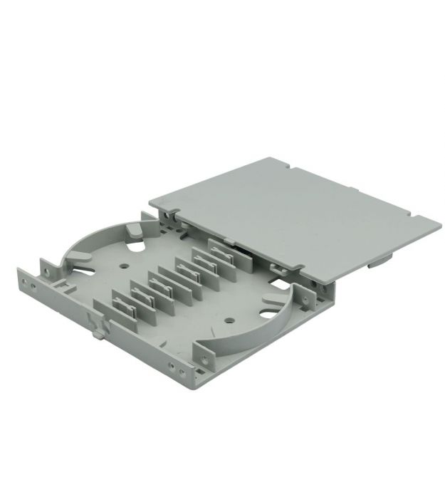 Сплайс-кассета для 12 соединений, с крышкой, серая, LW