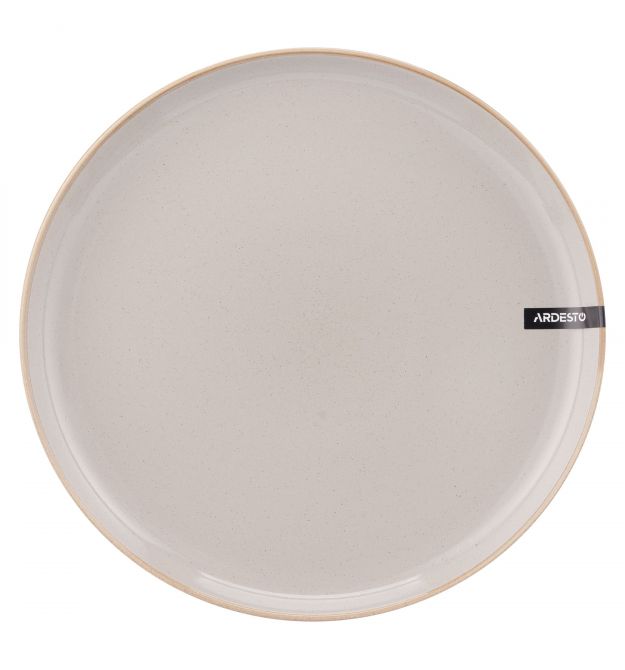 Тарілка десертна Ardesto Apulia, 20.3см, кераміка, сірий