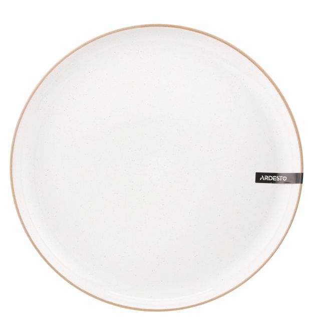 Тарілка десертна Ardesto Apulia, 20.3см, кераміка, кремовий