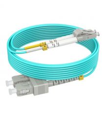 Патчкорд SC-UPC-LC-UPC MM (G50-OM3) 3м Duplex, Slim, 2.0мм