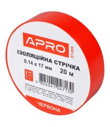 Изоляционная лента желтая APRO 0.14х17&nbsp;мм&nbsp;20&nbsp;м