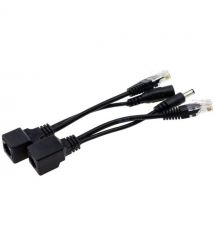 Адаптер SEVEN P-731 PoE SET black