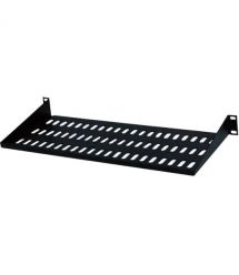 Полка консольная для шкафа Hypernet CS-200-1U-BLACK 200мм 1U