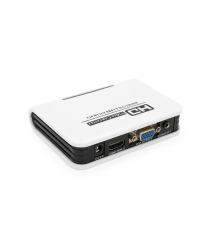 Активний конвертер HDMI (input) на VGA(output) + Audio Adapter, White, 4K - 2K,