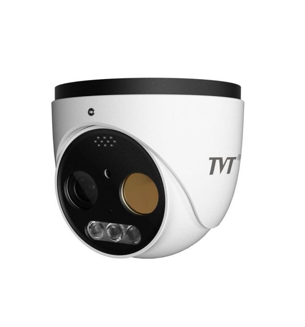 Тепловизионная IP-видеокамера 5MP TVT TD-5525E1-VT(7-PE) f-8mm, thermal 256x192 f-7mm