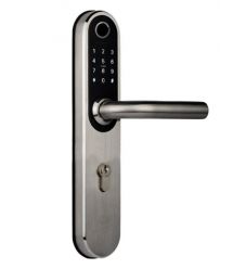 Умный дверной биометрический замок SEVEN LOCK SL-7768BF (85мм) silver (без врезной части)