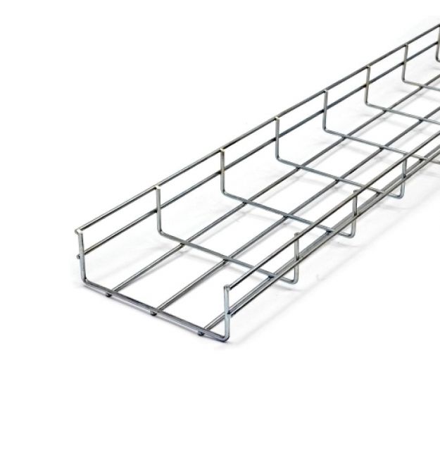 Лоток проволочный WBC 150х50 мм, проволока D4 мм, нержавеющая сталь AISI 304, 2,5м