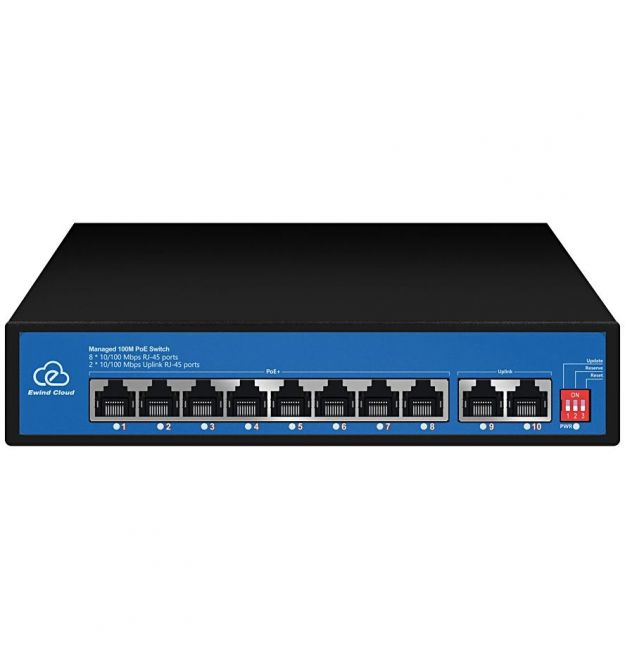 Коммутатор 8 портов неуправляемый Ewind EW-ES2010CF-AP PoE