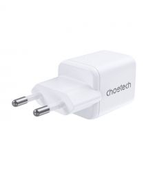 Сетевое зарядное устройство для Choetech PD5012 mini PD30W GAN A+C White