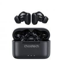 Бездротові навушники Choetech BH-T15 Black TWS, Bluetooth 5.2, ANC+ENC