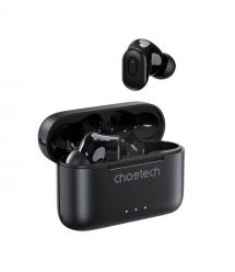 Бездротові навушники Choetech BH-T15 Black TWS, Bluetooth 5.2, ANC+ENC