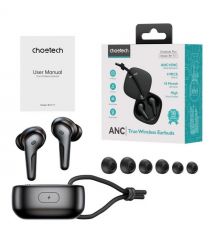 Бездротові навушники Choetech BH-T17 Black TWS, Bluetooth 5.4, ANC+ENC