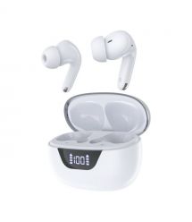 Беспроводные наушники Choetech BH-T60 White TWS, Bluetooth 5.3, ANC+ENC, LED-дисплей