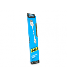 Кабель iKAKU XUANFENG charging data cable for micro, White, довжина 1м, 2,1А, BOX