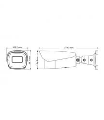 IP-відеокамера 5Mp TVT TD-9453E3B-A (D-AZ-PE-AR7) f-7-22mm з мікрофоном